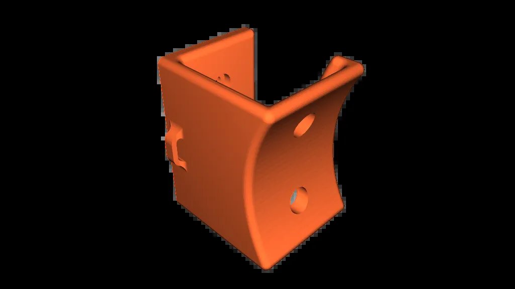 Широкое крепление для наушников под стол с органайзером для кабеля