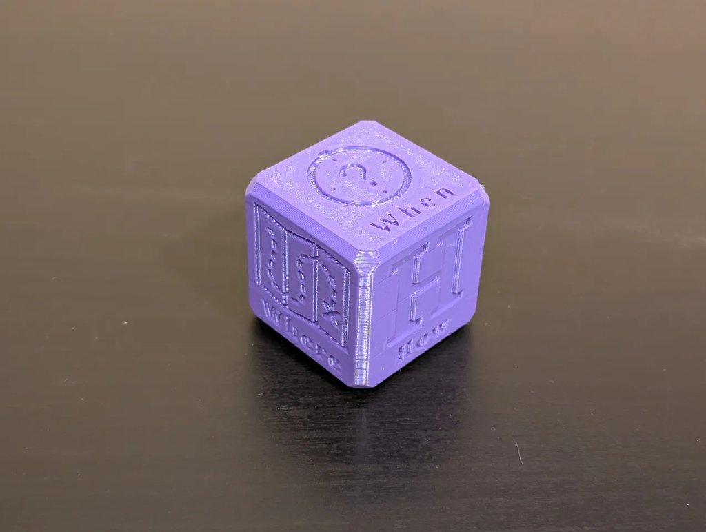 Кубик с вопросами Wit & Wisdom