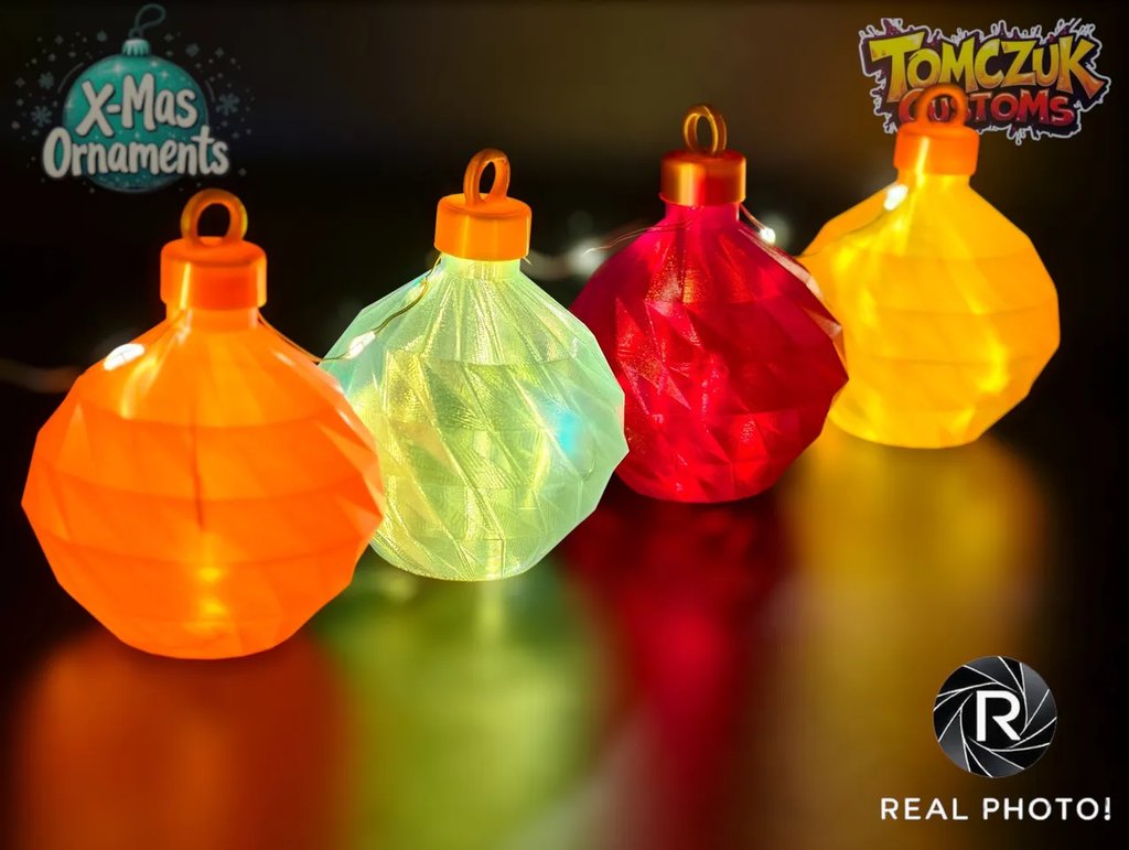 Набор елочных украшений для вазового режима (3 шт)