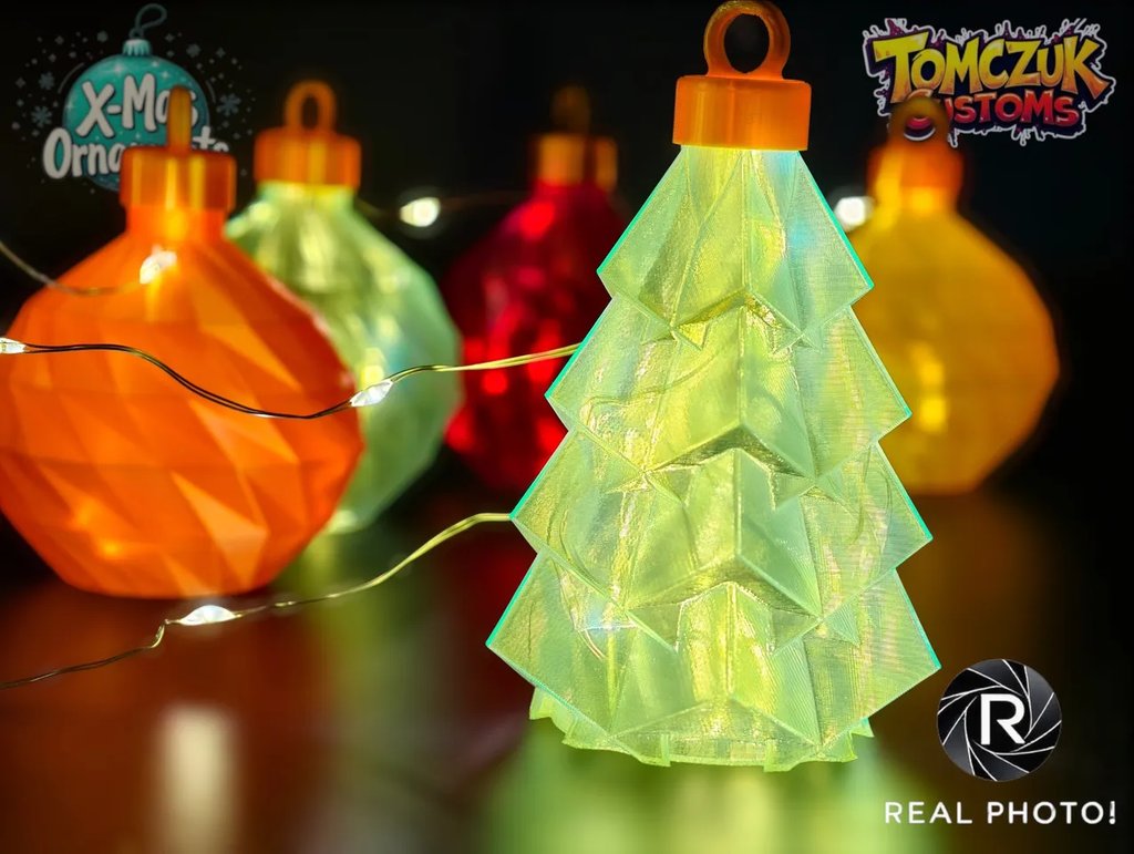 Набор елочных украшений для вазового режима (3 шт)