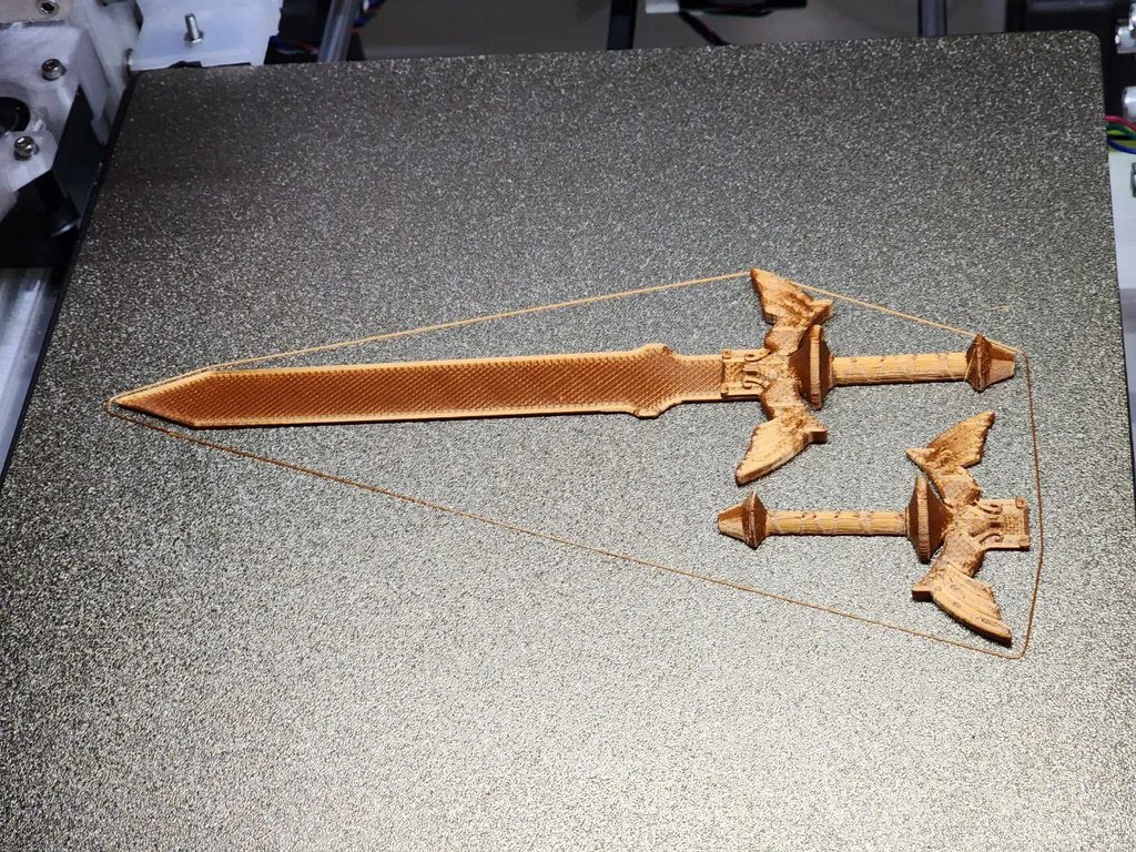 Закладка для книги "Мастер Меч" из Zelda