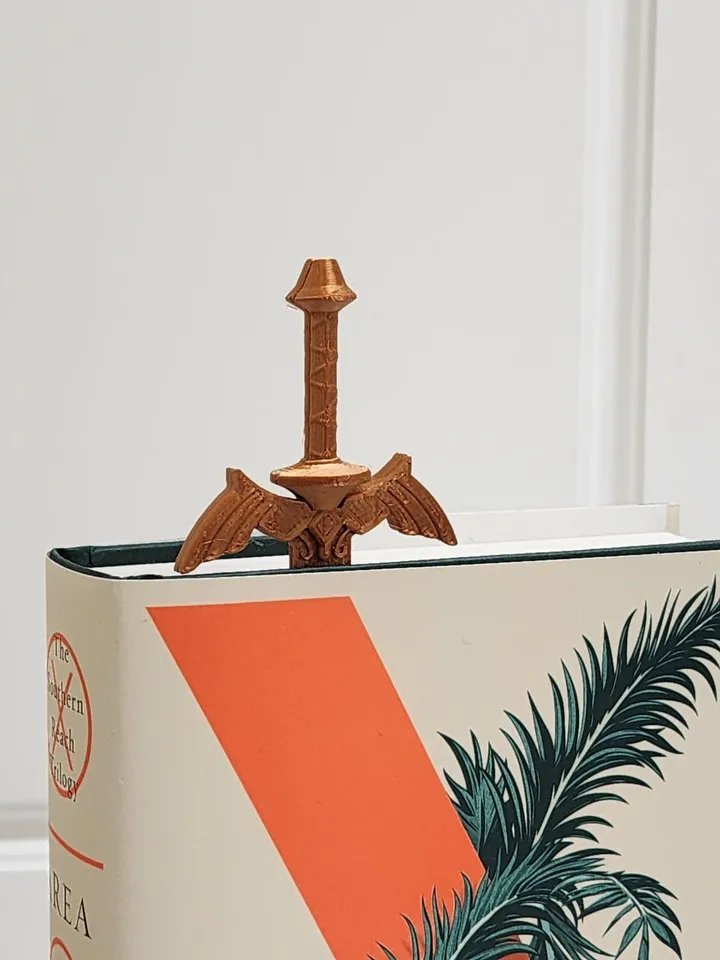 Закладка для книги "Мастер Меч" из Zelda